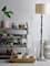 Hello Honey® 46" Rustic Farmhouse Galvanized Metal 4-Tier Cart with 6 Storage Bins